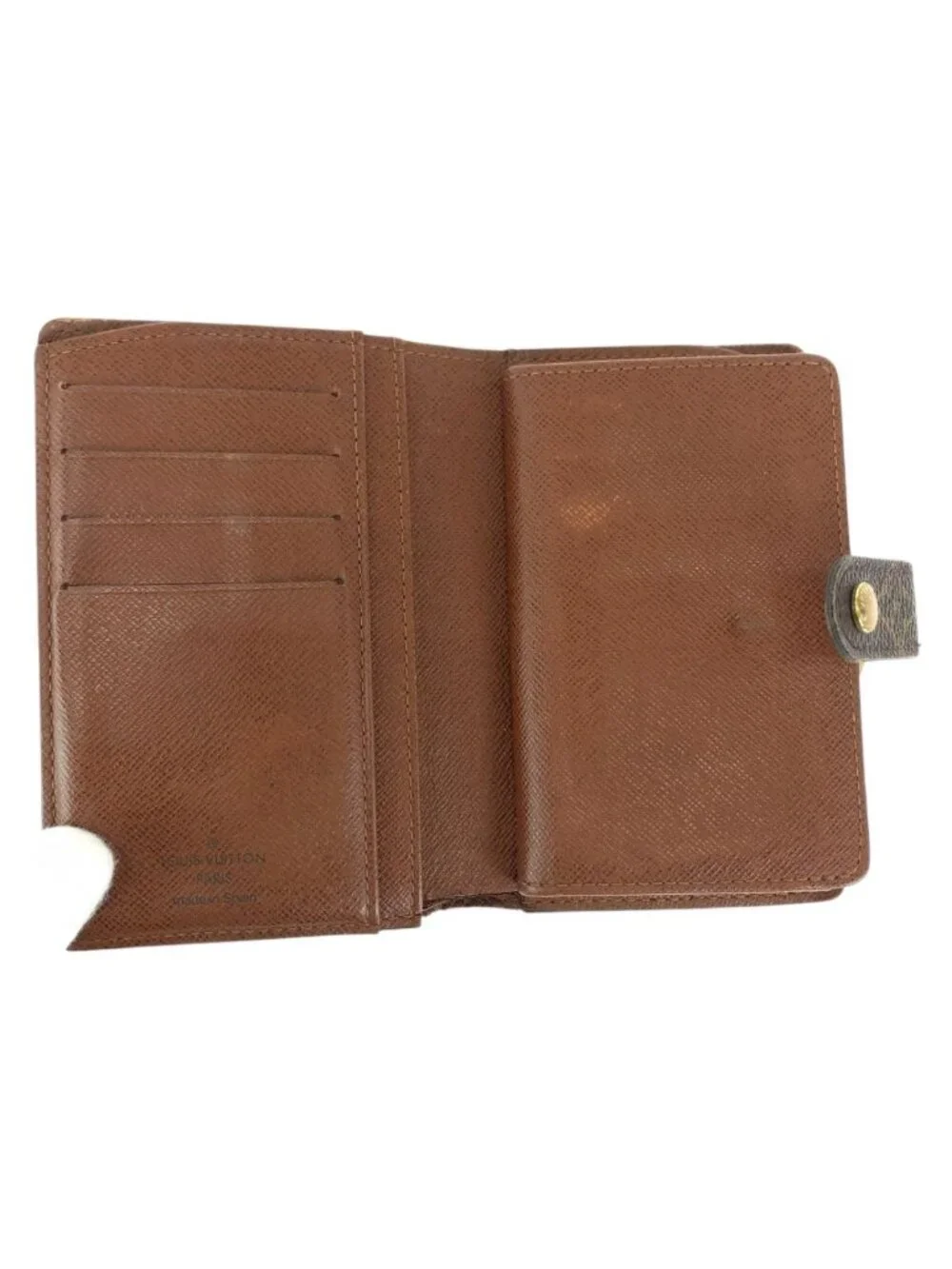 Louis Vuitton Monogram Portefeuille Vienowa Brown Folding Wallet